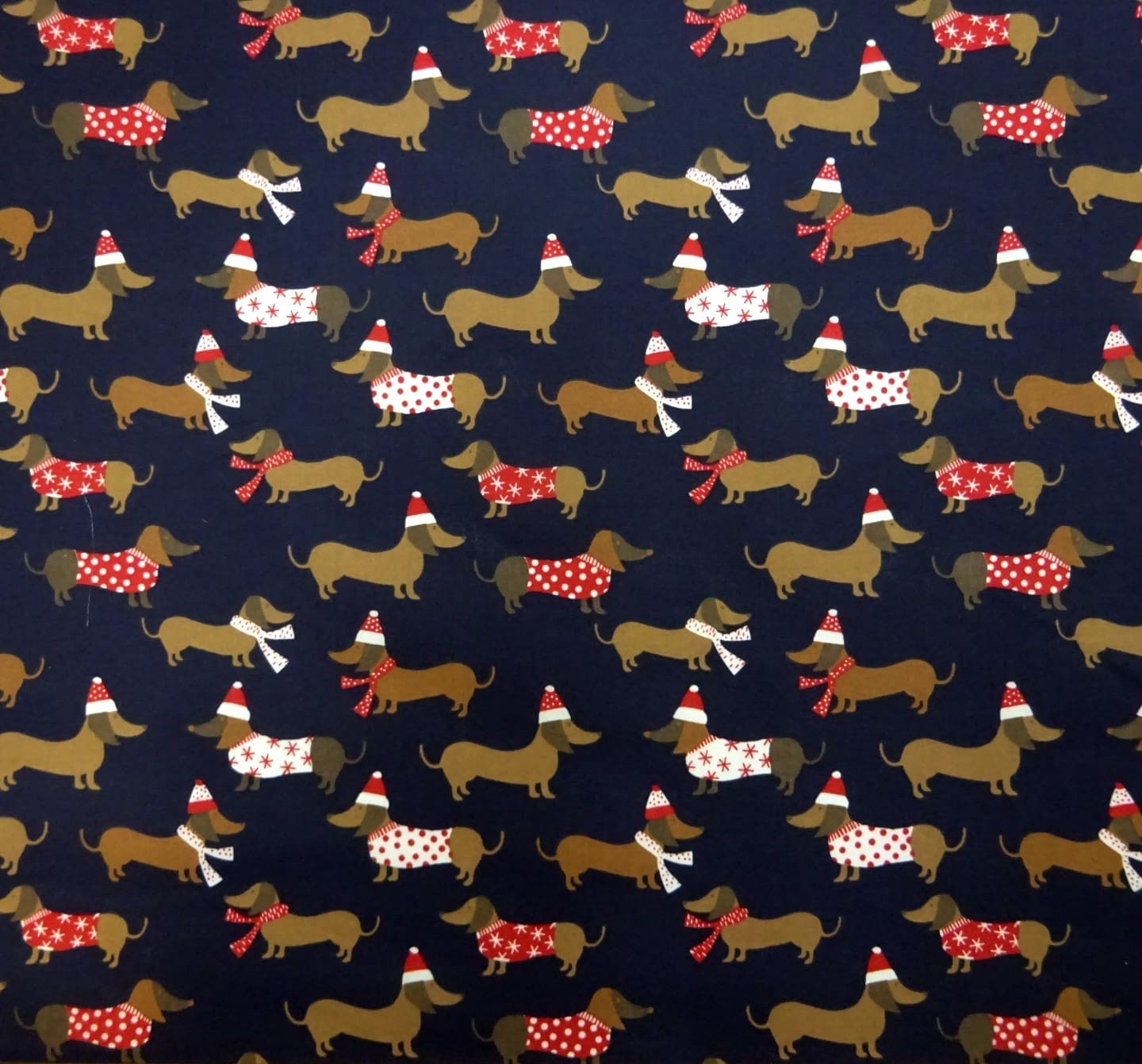 Dachshund Christmas Scrub Set